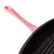 Neo 2pc Cast Iron 11" Grill Pan With Slotted Steak Press, Pink