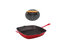 Neo 2Pc Cast Iron Set, 11" Grill Pan & With Slotted Steak Press Red