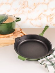 Neo 3Pc Cast Iron Cookware Set, 3Qt Covered Dutch Oven & 10" Fry Pan