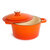 Neo 3qt Cast Iron Round Covered Dutch Oven - Orange