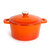 Neo 3qt Cast Iron Round Covered Dutch Oven - Orange - Orange