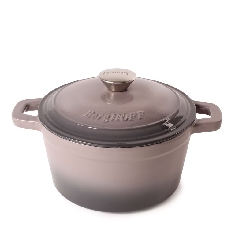 Neo 3qt Cast Iron Round Covered Dutch Oven, Oyster