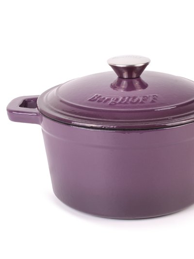 BergHOFF Neo 3Qt Cast Iron Round Covered Dutch Oven, Purple product