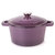 Neo 3Qt Cast Iron Round Covered Dutch Oven, Purple - Purple