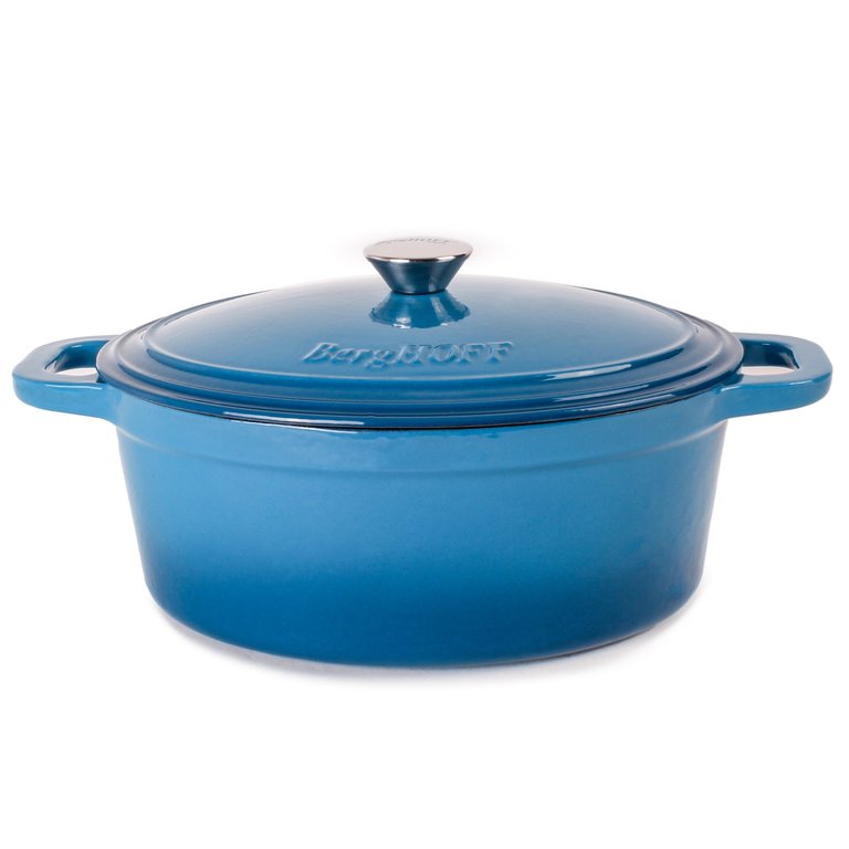 Neo 4pc Cast Iron Cookware Set, 5qt. & 8qt., Blue