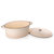 Neo 4pc Cast Iron Cookware Set, 5qt. & 8qt., Meringue