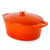 Neo 4pc Cast Iron Cookware Set, 5qt. & 8qt., Orange