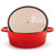 Neo 4pc Cast Iron Cookware Set, 5qt. & 8qt., Red