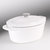 Neo 4Pc Cast Iron Cookware Set, 5qt. & 8qt., White