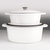 Neo 4Pc Cast Iron Cookware Set, 5qt. & 8qt., White