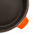 Neo 4pc Cast Iron Cookware Set, Fry Pan, Grill Pan & Round Dutch Oven, Orange