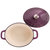 Neo 4pc Cast Iron Cookware Set, Grill Pan, Fry Pan & Oval Dutch Oven, Purple