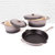 Neo 5Pc Cast Iron Cookware Set, Oyster