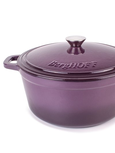 BergHOFF Neo 7Qt Cast Iron Round Covered Dutch Oven - Purple product