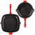 Neo 9pc Cast Iron Cookware Set, Red