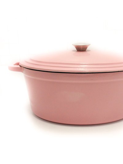 BergHOFF Neo Cast Iron Oval Covered Dutch Oven Dish 5qt- Pink product