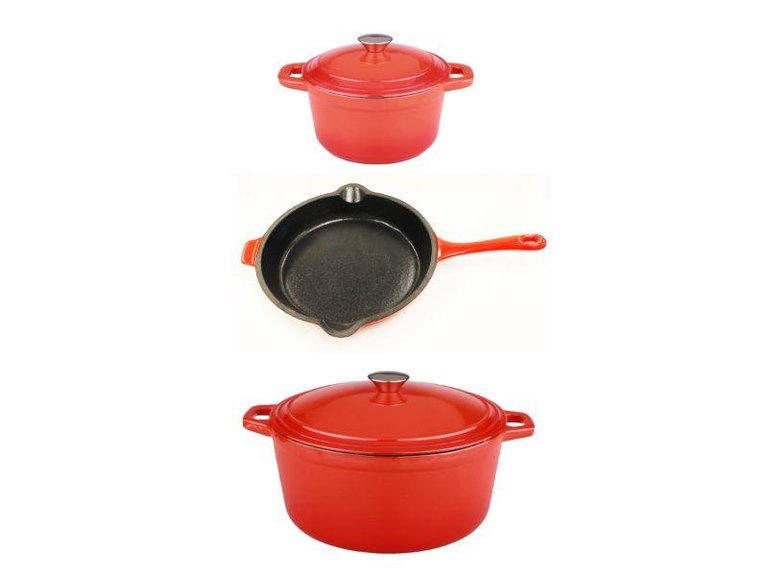 Neo Stockpot Set 5pc - Orange