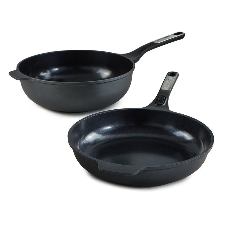 Phantom 2Pc Nonstick Ceramic Stir Fry Cookware Set, Recycled