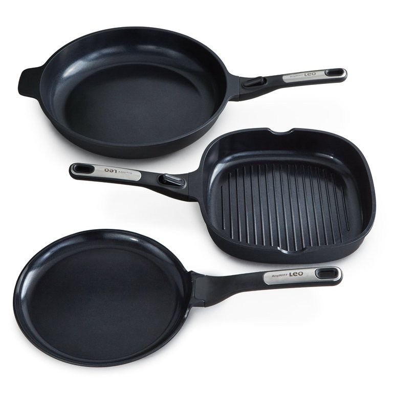 Phantom 3Pc Nonstick Ceramic Cookware Set, Recycled