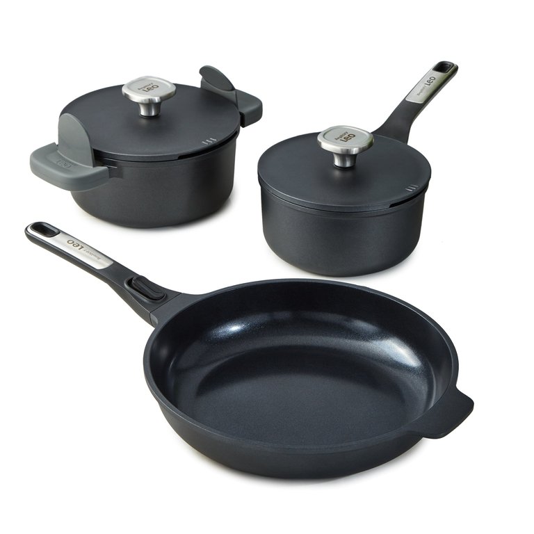 Phantom 5Pc Nonstick Ceramic Cookware Set, Recycled