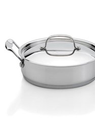 Premium Covered Deep Skillet 10''