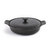 Ron 11" Cast Iron Covered Deep Skillet 3.5Qt, Black - Black