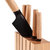 Ron 6 Pieces Knife Block Set With Ash Wood Natural Handle