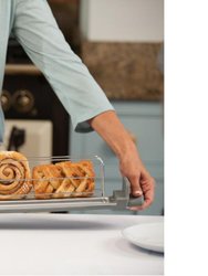 Seren Side Loading Toaster with White/Cream Panel - White/Cream