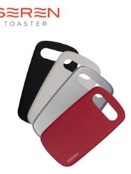 Seren Side Loading Toaster with White/Cream Panel