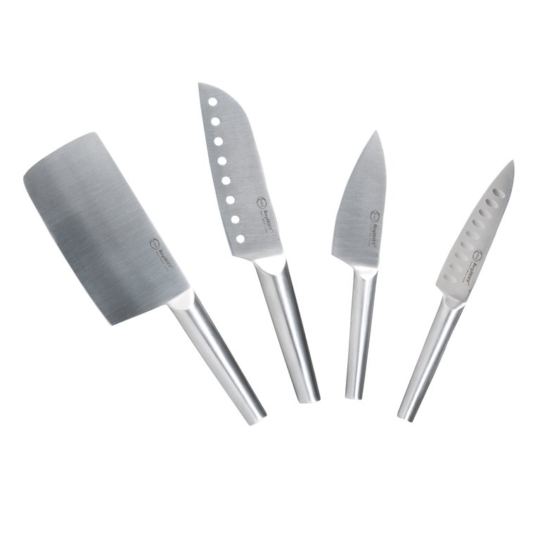 Straight 4Pc Santoku Knife Set