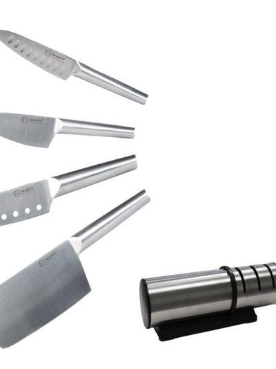 BergHOFF Straight 5pc Santoku Knife Set/Sharpener product