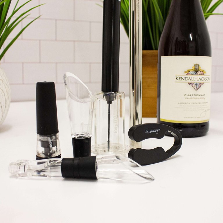 Wine Connoisseur 5Pc Wine Opener Set with Chill Stick