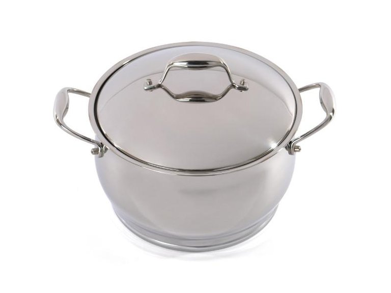 Zeno 7Qt Stainless Steel Covered Stockpot