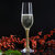 Champagne Glasses Set of 2 - Two Gold Tone Champagne Glasses for Toasting (6)