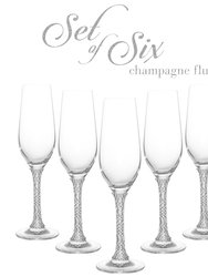 Champagne Glasses Set of 2 