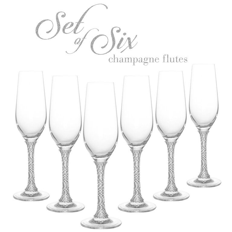 Champagne Glasses Set of 2 