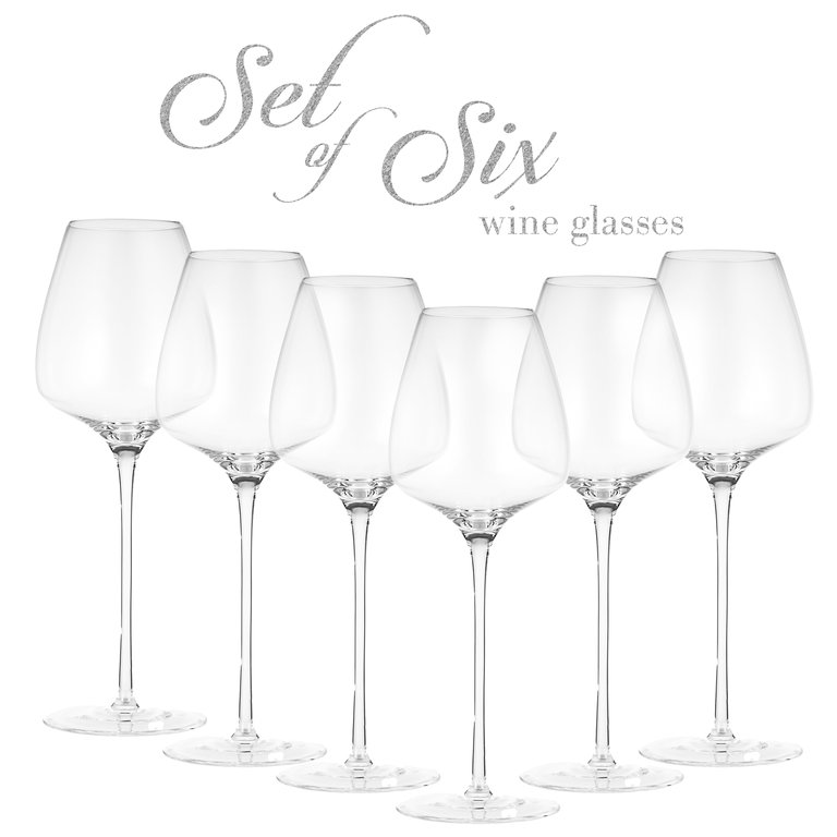 Classic White Wine Glass, Set Of 6