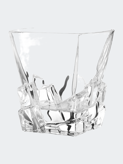 Berkware Lowball Whiskey Glasses - Modern Square Top Design - Set of 4 product