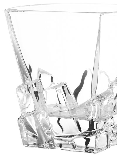 Berkware Lowball Whiskey Glasses - Modern Square Top Design product