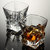 Lowball Whiskey Glasses - Modern Square Top Design