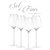 Premium Crystal Wine Glasses - Set of 4 White Wine Glasses