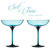 Set of 2 Luxurious and Elegant Coupe Cocktail Glass