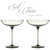 Set of 2 Luxurious and Elegant Coupe Cocktail Glass