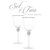 Set Of 2 Rhodium Silver Tone Wine Glasses