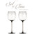 Set Of 2 Sparkling Colored Glasses