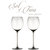 Set Of 2 Sparkling Colored Glasses