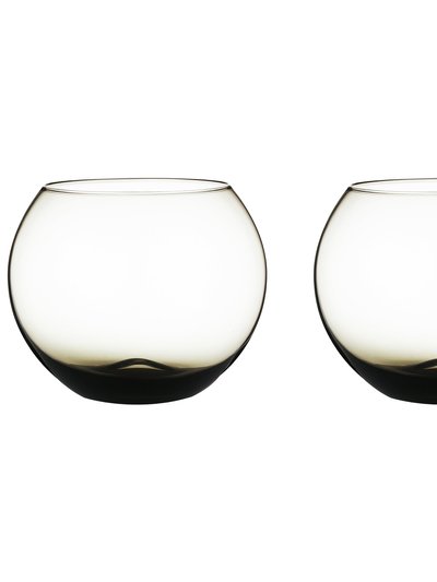 Berkware Set of 2 Sparkling Colored Stemless Wine Glass product