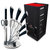 8-Piece Knife Set with Acrylic Stand Black Collection