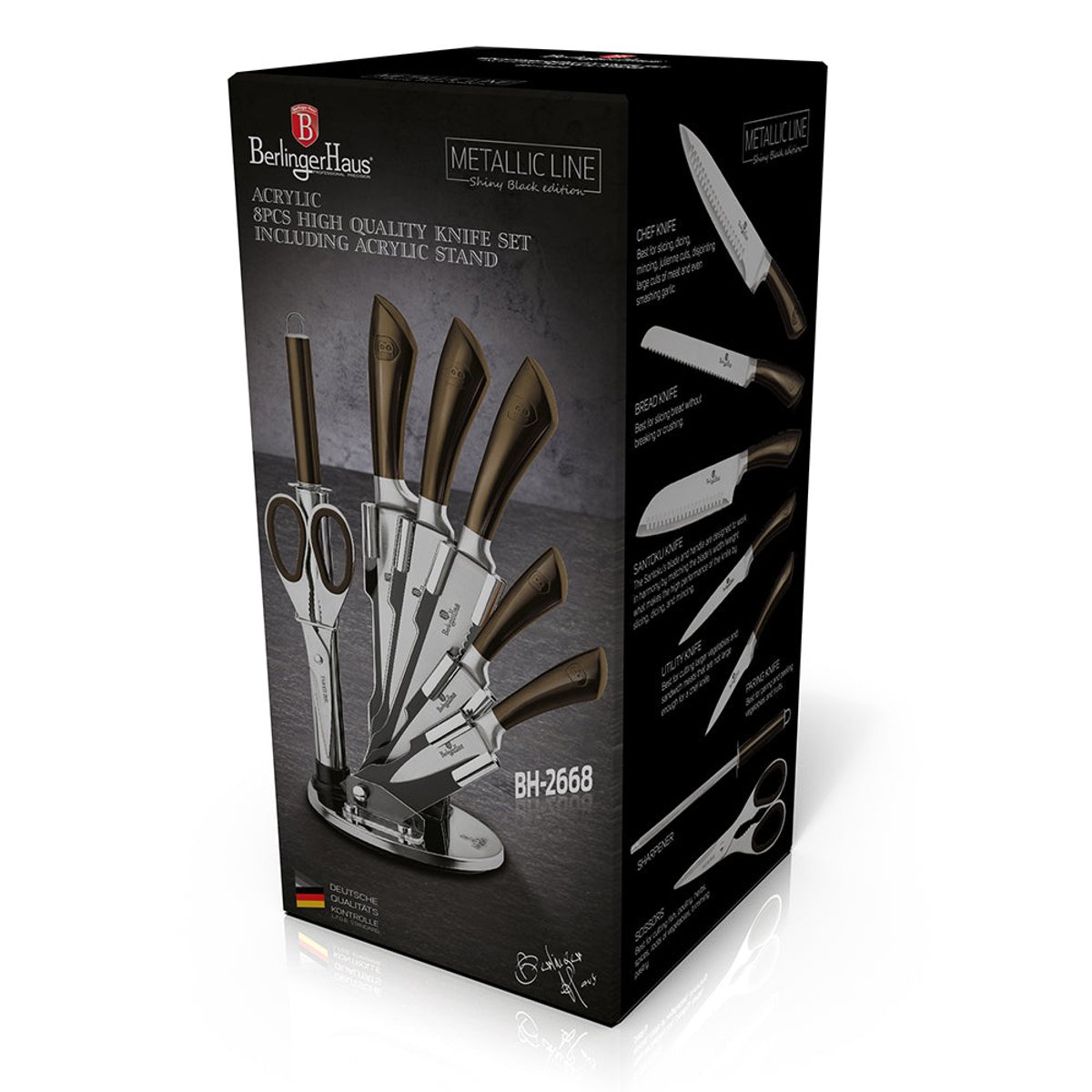 Berlinger Haus 3-Piece Knife Set Black Collection