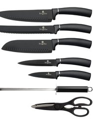 8-Piece Knife Set with Acrylic Stand Carbon Collection